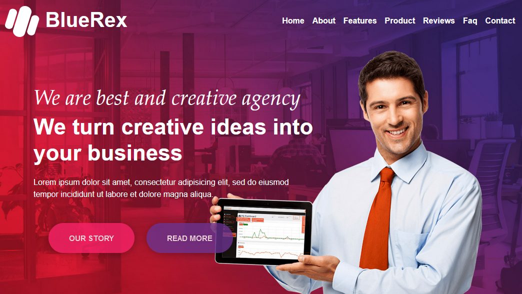 Website Design for Marketing Agency Startup